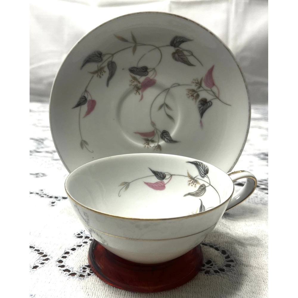 Noritake China Cup‎ and Saucer, Arden Pattern #5603